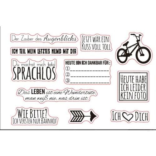 German love Transparent Clear Silicone Stamp Seal DIY Scrapbooking photo Album A0264