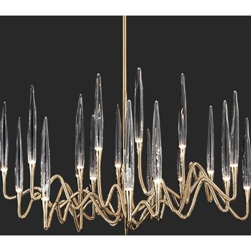 Postmodern Light Luxury Simple Creative Dining Hotel Living Room Chandelier