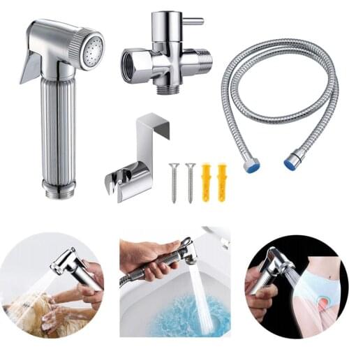 Bidet Sprayer Handheld Cloth Diaper Sprayer Kit Shattaf for Toilet with Dual Spray Models for Personal Hygiene Cleaning Care