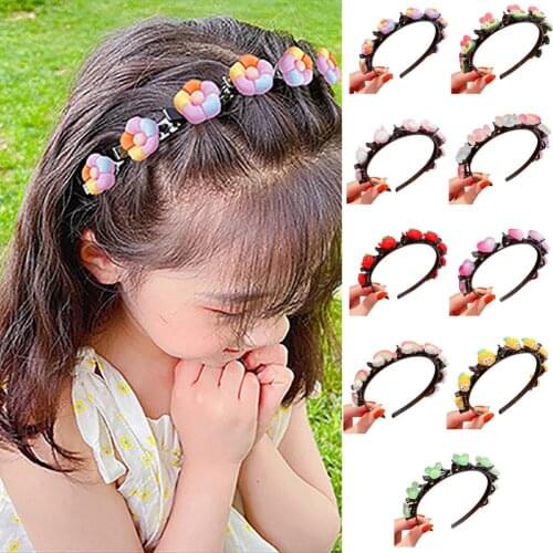 Hairpin Girls Princess Hairstyle Hairpin Cartoon Headbands For Women Girl Strawberry Cute Pink Kids Hair Band Headwear Tools New