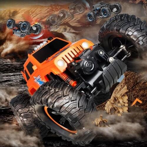 360 Degree Roll Climbing Car Remote Control High Speed Off-Road Vehicle Charging Dynamic Remote Control Big Car Racing Boy Toy