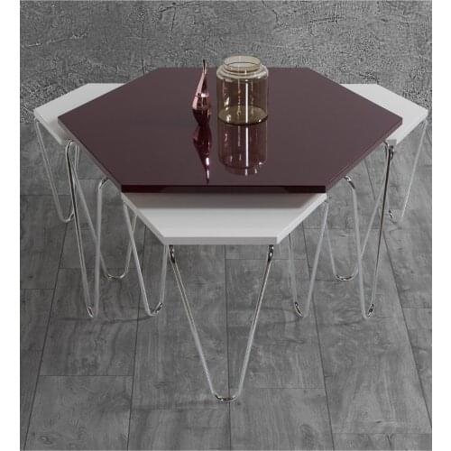 Modern Pyramid Medium coffee table-Zigon coffee table (Set Suit) coffee tables table basse furniture living room table