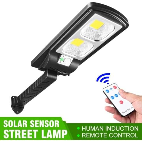 LED Solar Outdoor Waterproof IP65 Solar Garden Light Security Lighting Wall Lamp Motion PIR Sensor Powerful 3 Modes Solar Lamp