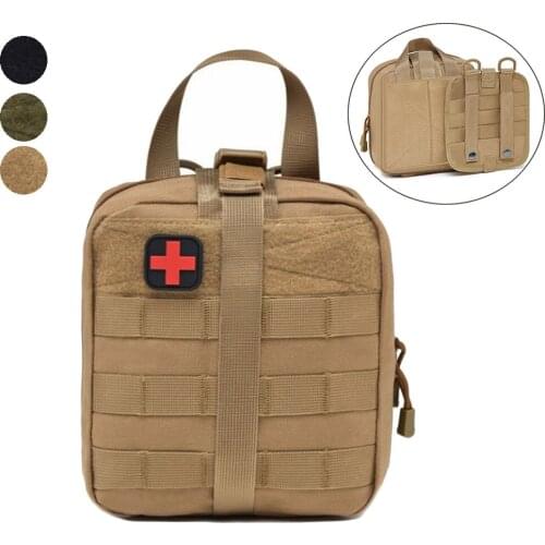 Tactical First Aid Kits Pouch Outdoor Molle EMT Emergency Patch Bag Portable Medical Survival EDC Accessories Storager Bag