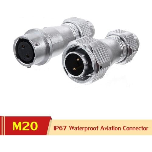 WY20 Multi Core Quick Electrical Connector Waterproof IP67 Outdoor LED Lighting Cable Wire Auto Connectors 2 3 4 5 7 9 12 15 Pin