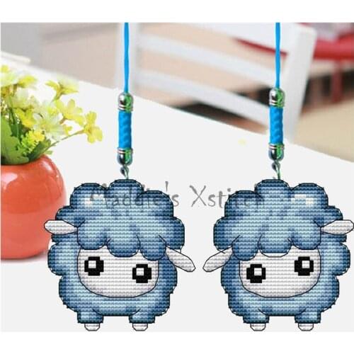 ZSMX62 Stich Kits Phone Key Bag Hanging Accessories Craft Needlework Embroidery Counted Cross-Stitching Kit Homefun Cross Stitch