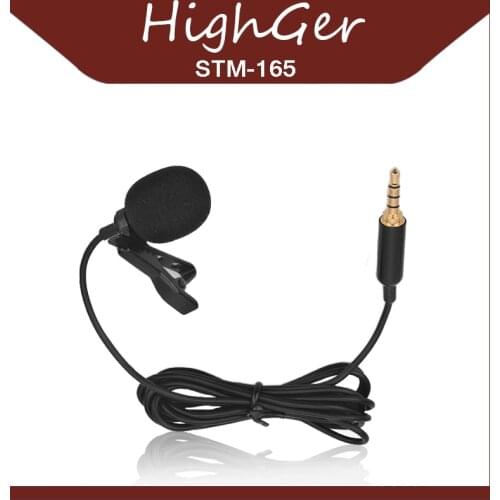 1.5m 2m Mini Portatile Microfono Clip-on Lavalier Microfono Wired Mikrofo/Microfon per il Telefono per del computer portatile