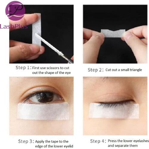 5 Rolls Medical Paper False Lashes Adhesive Patch Non-woven Cloth Tape Eyelash Extension False Lashes Patch Makeup Tools