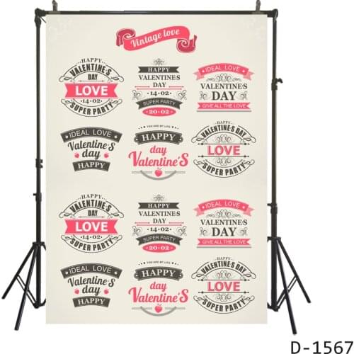 Valentines Day Backdrop Vintage Love Super Party Lovers Couples Portrait Background Studio Booth Bachelorette Party Banners