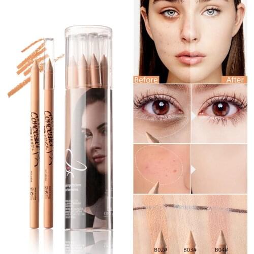 MenowWaterproof Foundation Concealer Blemish Dark Circle Hide Face Eye Pen Pencil Stick Contouring Makeup freckles makeup