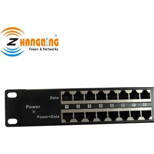Multi-port PoE Patch Panel 24 Port PoE Injector Passive 802.3af/at