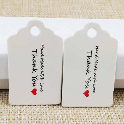 2017 New Hand Made DIY pretty jewelry tag paper gift hang tag 1.18X1.96'' Scallop High Quality 100 pcs /lot