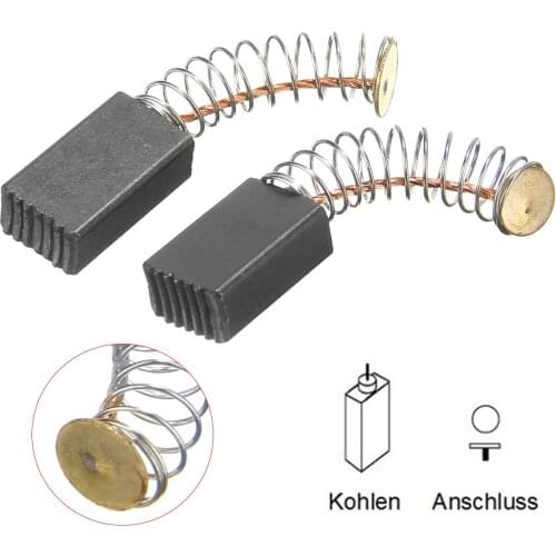 New 2Pcs Carbon Brushes 5mm*8mm*16mm Engine Carbon Brushes Motor Carbon Brushes For Electric Motors Rotary Power Tools