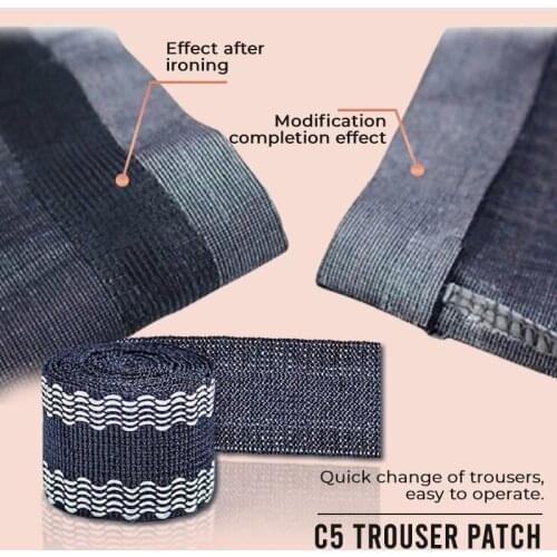 New Self-Adhesive Pants Paste DIY Iron On Pants Edge Shorten Repair Pants For Jean Clothing And Jean Pants Apparel Sewing Fabric