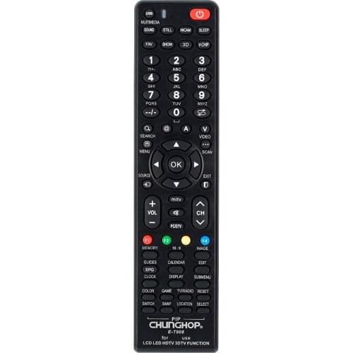 Remote Control E-T908 For Tcl Use LCD LED HDTV 3D SMART TV Function New Chunghop Brand Remote Controller