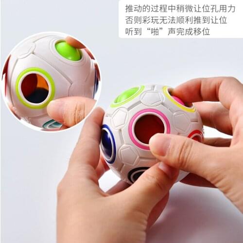 Rainbow ball children finger magic toy birthday gift