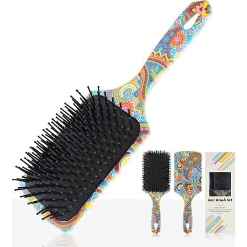 Printing Airbag Cushion Comb Massage Scalp Meridian Care Hair Comb Brush Salon Hairdressing Styling Tools