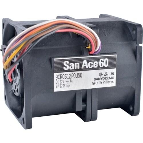 COOLING REVOLUTION 9CR0612P0J50 6076 6cm 12V 4A Dual fan car motorcycle modified super large air flow cooling fan