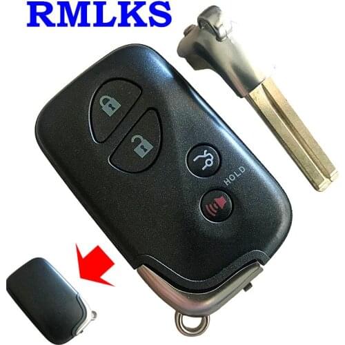 Replacement Remote Case Shell Fob Car Key Cover 4 Buttons For Lexus GS430 ES350 GS350 LX570 IS350 RX350 IS250