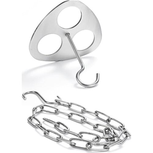 Stainless steel outdoor multifunctional convenient tool Ring Portable Camping Tripod Hanging Pot Bracket Barbecue Rack Hanger