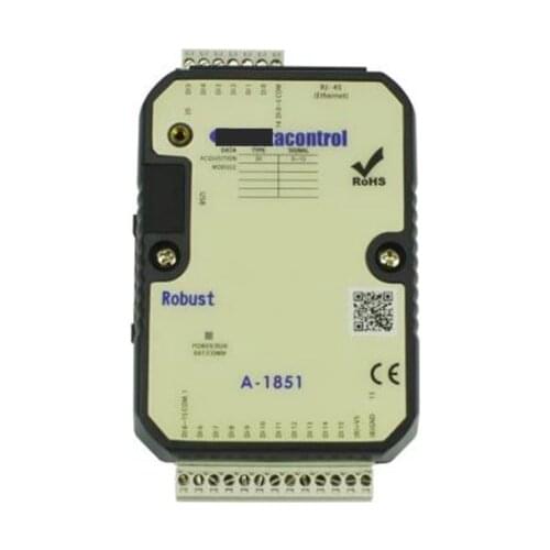 A-1851 16DI 16 Digital Input Channel Acquisition Module Ethernet Digital IO Module MODBUS TCP / IP protocol 10-30VDC/24VAC