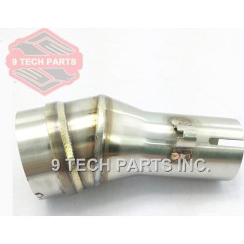 Motorcycle Exhaust link pipe GP exhaust adapter pipe interface Middle Pipe Escape GP adapter pipe from 51mm to 35mm