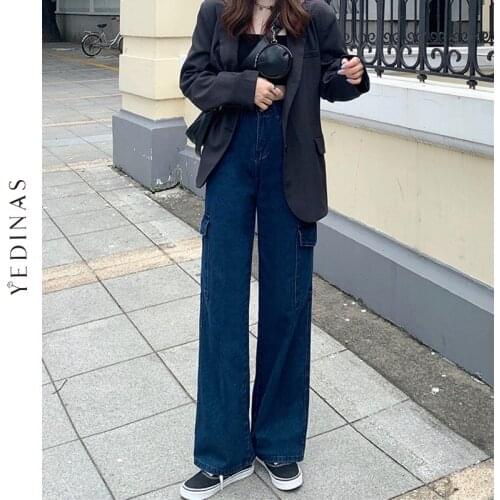 Yedinas Women's Straight Jeans