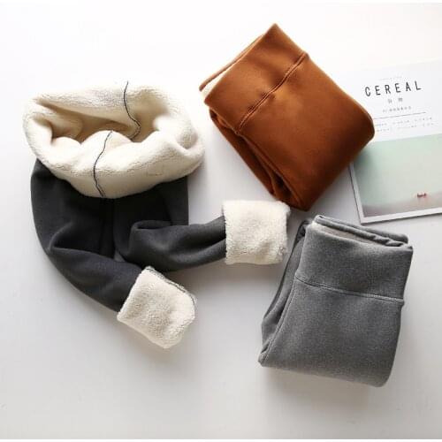 WHOUARE Women Leggings Hight Waist Leggings Winter Velvet Warm Stretchy Legging Solid Color Legging Comfortable Keep Warm Pants