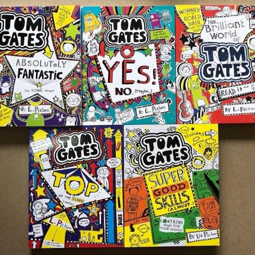 10 Books/set Funny and humorous childrens English novels Educational Manga Book Sets In English Classics Novel Tom Gates Kids