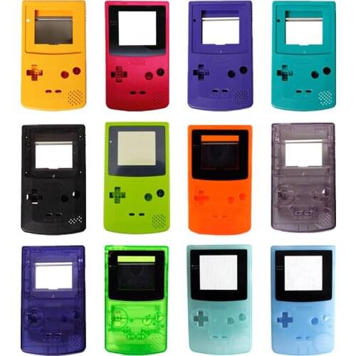 10 Set lot High quality 13 Colors Housing Shell replacement Parts Cover for GBC Case Pack for Gameboy Color Shell
