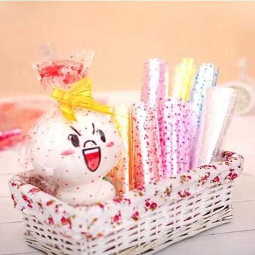 100pcs Christmas Plastic Gift Package Bag cake Packaging Bag Clear Cellophane Bag Bakery Gift cookies candy Packing plastic bag