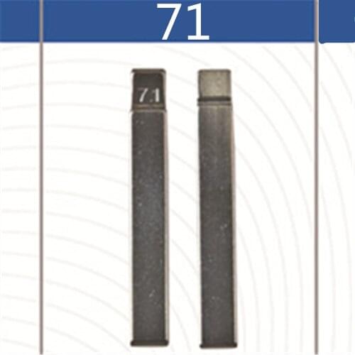 2 Pcs Uncut Replacement Car Key Blade for BUICK REGAL CHEVROLET CRUZE Car Key No.71 Car Key Blank Blade