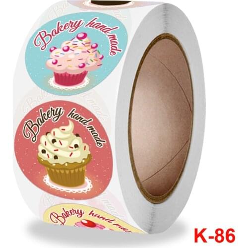 500pcs Bakery handmade Cake Sticker Handmade home made bakery Sticker Labels for Baked Food Bread Cake Package Decor
