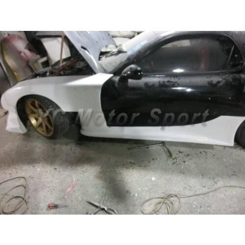 Car Accessories FRP Fiber Glass RE-GT Style Front Fender Flare Fit For 1992-1997 RX7 FD3S Front Fender Addon