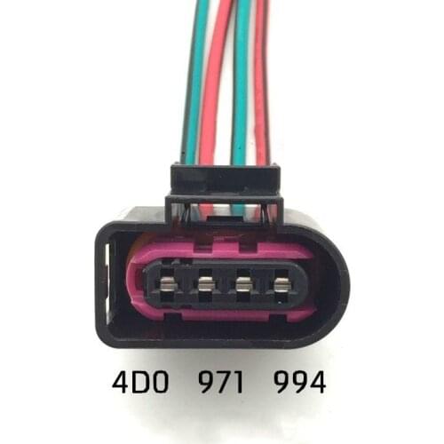 Car ignition coil plug connector with wire For Volkswagen Magotan Passat For Audi A6L A4L A5 Q5 OEM 4D0 971 994