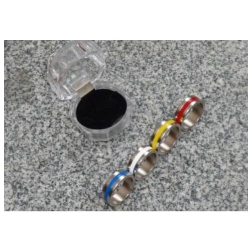 Free Shipping! Magnetic Ring(White/Red/Blue/Yellow) 18/19/20mm - Magic Tricks,Stage Magic,Close Up,Novelties,Magic Accessories