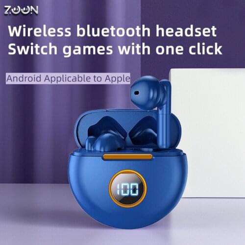 TWS Bluetooth 5.1 Wireless Headphones Gamer Touch Control Power Display Earphones Headset Gaming Sports Earbuds With Microphone