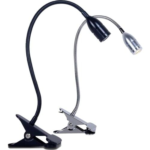 3W LED Desk Lamp with Clip Flexible LED Reading Lamp LED Book Lamps Children Bedside Home lights 220V