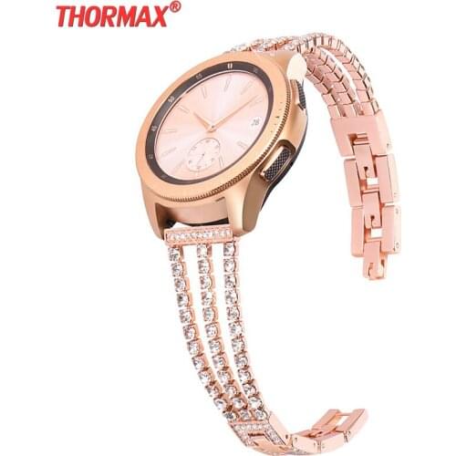 Huawei watch gt band for Samsung Galaxy watch 46mm active Gear S3 Frontier 42mm S2 classic amazfit bip strap 20/22mm metal belt