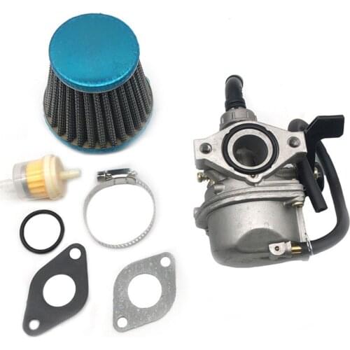 PZ19 Carburetor ATV Off-road Motorcycle Parts Carb for 50 70 90 110 125cc Motorcycle ATV Dirt Bike Carburetor with Air Filter