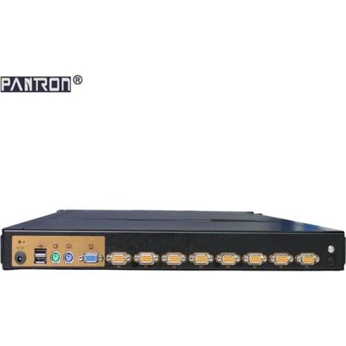 Chinese cheap 1080P FHD 17.3 inch 8port lcd Kvm switch with VGA/USB kvm drawer -KVM-1708HM