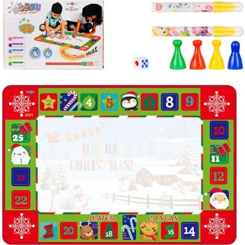 Magic Water Drawing Mat Coloring Doodle Mat With Magic Pens Montessori Toys Painting Board Educational Toys For Kids Drawing Toy