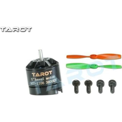 Tarot 5 degree inclination MT1106 II 3800KV TL150M3 MINI motor W/props for iflight QAV racing 130 copter