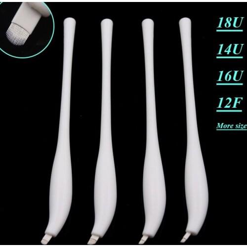 New Design Disposable Microblading pen tools 10pcs/pack Permanent makeup tattoo eyebrow pen tools with 18U blade