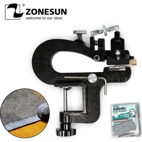 Manual Leather Craft Paring Machine Edge Skiving Machine Splitter Skiver