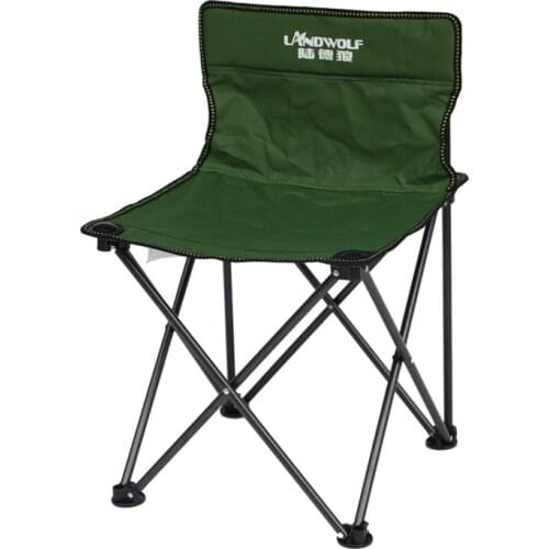 Load-bearing 100 kg Outdoor foldingOutdoor leisure chair Medium stool fishing chair beach/ Train portable folding chair