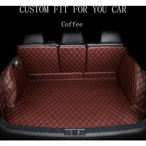 Special Car trunk mats cargo Liner for Ford Fusion Mondeo Focus Edge full cover foot heavy duty case car-styling carpet rugs lin