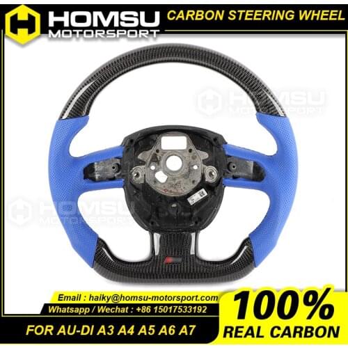 LED Race Display Carbon Fiber Steering Wheel For audi A3 2018 2019 A4 A5 A6 A7 LED Race Display Carbon Fiber Steering Wheel