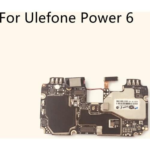 Ulefone Power 6 Used Mainboard 4G RAM+64G ROM Motherboard For Ulefone Power 6 MT6765V 6.3‘ 2340x1080 Free Shipping