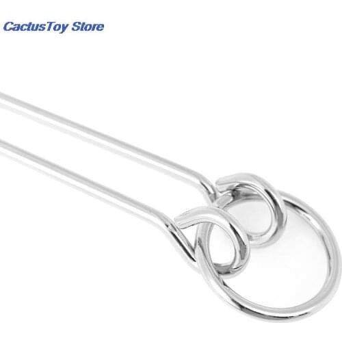 Challenging Metal Triangular Ring Puzzle Brain Teaser Game for Adults Kids